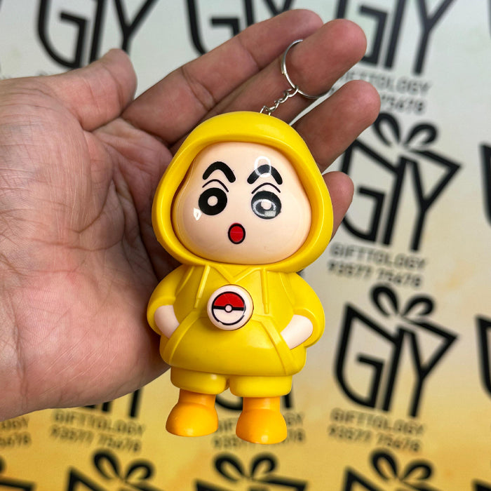 Face-Changing Keychain Figurine – Cute Cartoon Action Figure – Pocket-Sized Collectible Toy, Bag Charms