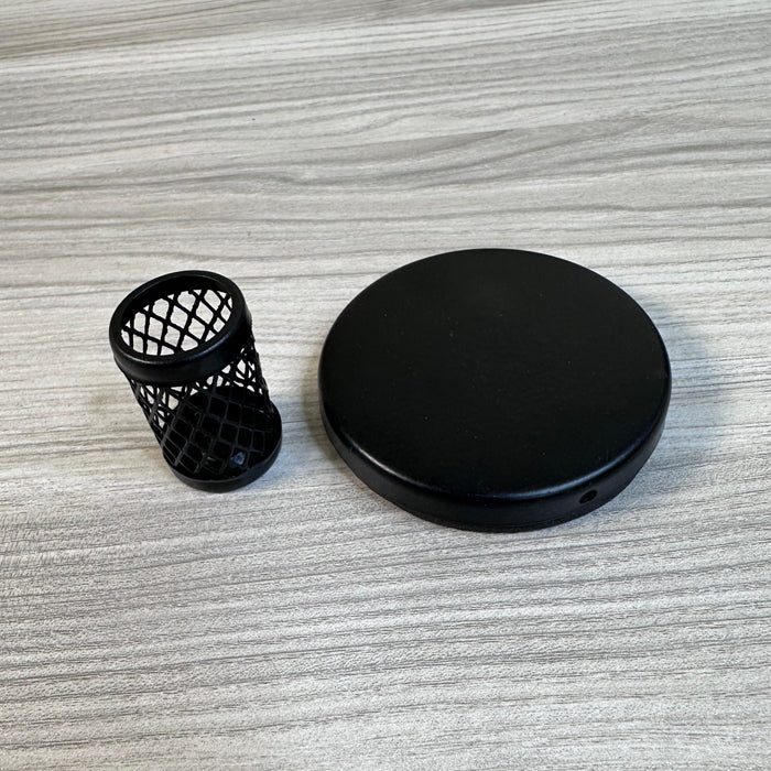 Custom Engraved Black Metal Magnetic Pen Stand – Office Desk Organizer (E375)