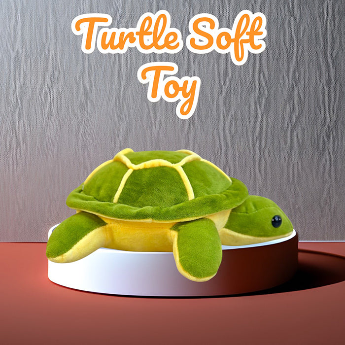 Turtle Soft Toy for Car, Home, and Room Decoration (Green)