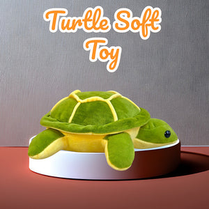 Turtle Soft Toy for Car, Home, and Room Decoration (Green)