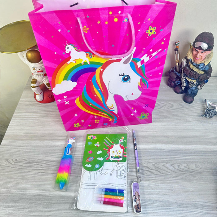 Unicorn Themed Birthday Return Gifts for Kids Combo - 03