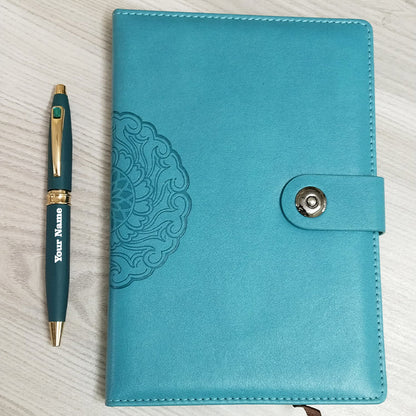 Personalized Name Diary And Pen 2in1 Set M1045