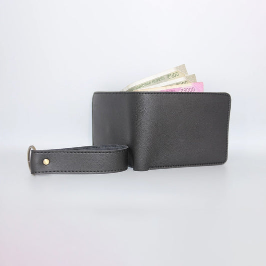 Men’s Wallet & Keyring 2-in-1 Gift Set – Personalized with Name & Charm