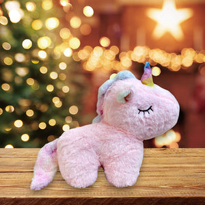 Soft Stuffed Plush Fantastic Glow Rainbow Wings Unicorn Horse Animal Toy for Kids & Home Decoration