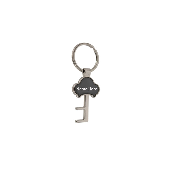Personalized Metal Keychain with Built-In Phone Stand – M516