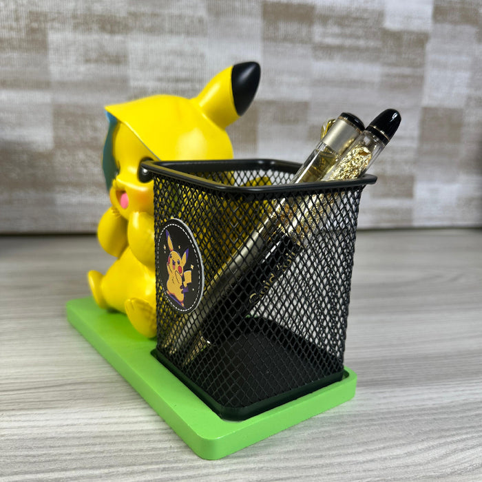 Smiling Pikachu Pen Holder – Custom Engraved with Your Name