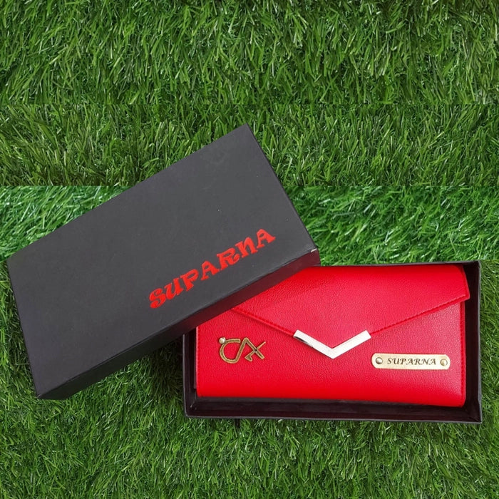 Customizable Ladies Clutch - Red