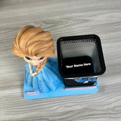 Disney Frozen Style Pen Holder – Custom Engraved with Name