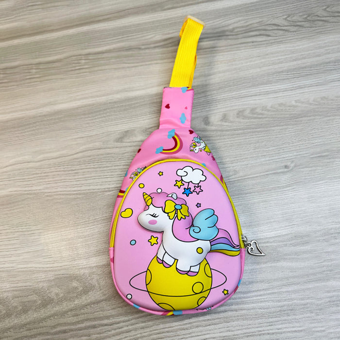 3D Kids Shoulder Sling Chest Bag – Small & Stylish