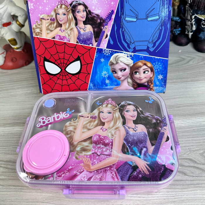 Customizable Barbie Insulated Steel Lunch Box – Leakproof & Durable (5579)