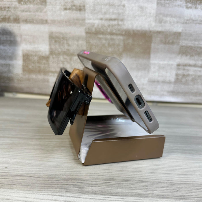 E372 Personalized Metal Phone & Eyewear Desk Stand