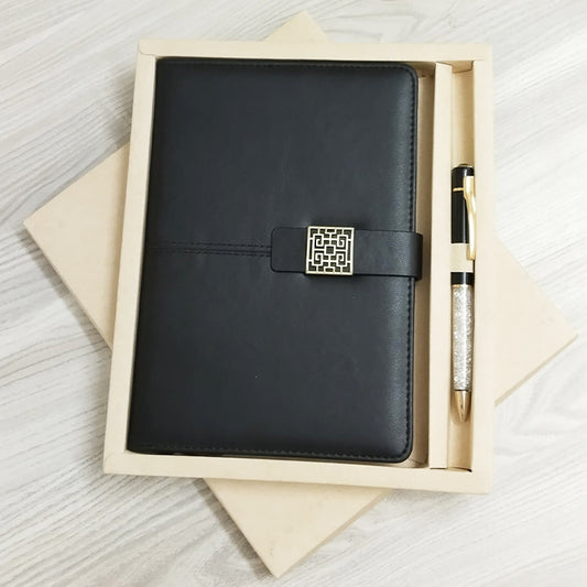 Personalized Name and Logo Diary & Pen 2in1 Set M1043