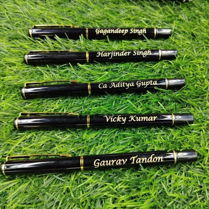 Personalized Name Engraved Black PRKR Pen MP11203