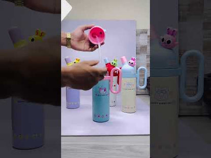 Happy Every Day Personalized 800ml Stainless Steel Vacuum Bottle with Straw
