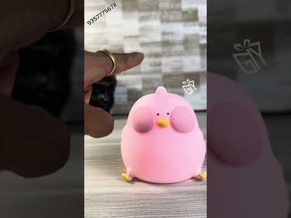 🐥 Little Chick Glow Lamp – Cute Silicone Night Light with Color Changing LED 🌈✨
